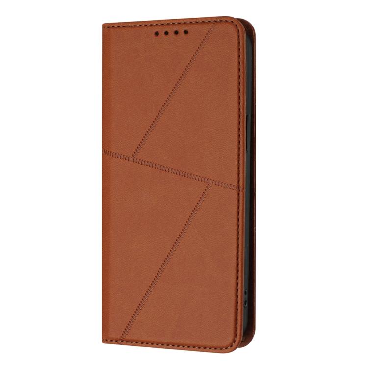 For Google Pixel 10 Pro XL Strong Magnetic Frosted Flip Leather Phone Case(Coffee Color) - Google Cases by buy2fix | Online Shopping UK | buy2fix