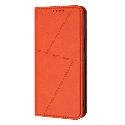 For Google Pixel 10 Pro XL Strong Magnetic Frosted Flip Leather Phone Case(Orange) - Google Cases by buy2fix | Online Shopping UK | buy2fix