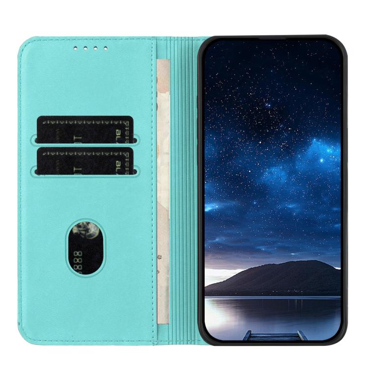 For Google Pixel 10 Pro XL Strong Magnetic Frosted Flip Leather Phone Case(Light Blue) - Google Cases by buy2fix | Online Shopping UK | buy2fix