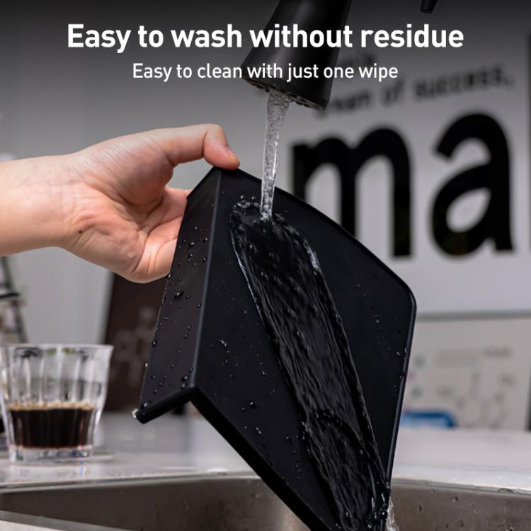 Silicone Coffee Pad Press Tool Espresso Tamper Mat Roud Pad(Black) - Coffee Machine Parts by buy2fix | Online Shopping UK | buy2fix