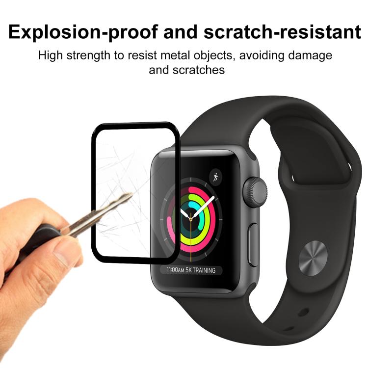 For Apple Watch Series 3&2&1 38mm 2pcs xDfind Curved 3D Composite Material Soft Film Screen Protector - Screen Protector by xDfind | Online Shopping UK | buy2fix