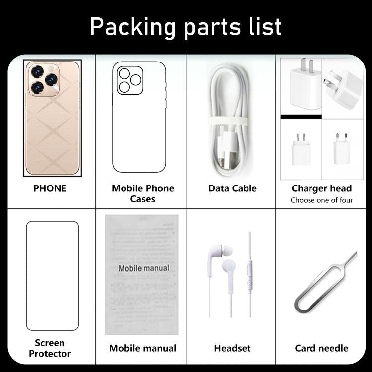 A16 Pro Max / PDA89-B, 4GB+64GB, 6.58 inch Android 10 MTK6739 Quad Core, Network: 4G, OTG, Dual SIM, Plug:EU Plug(Grey) - by buy2fix | Online Shopping UK | buy2fix