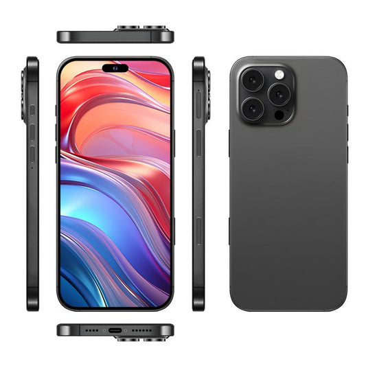 I16 Pro Max / PDQ6, 4GB+64GB, 6.58 inch Android 10 MTK6739 Quad Core, Network: 4G, Dual SIM, Plug:AU Plug(Black) - by buy2fix | Online Shopping UK | buy2fix