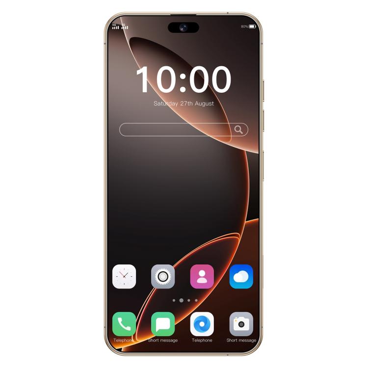 I16 Pro Max / RAi3, 3GB+64GB, 6.56 inch Android 10 MTK6739 Quad Core, Network: 4G, Dual SIM, Plug:US Plug(Gold) - by buy2fix | Online Shopping UK | buy2fix