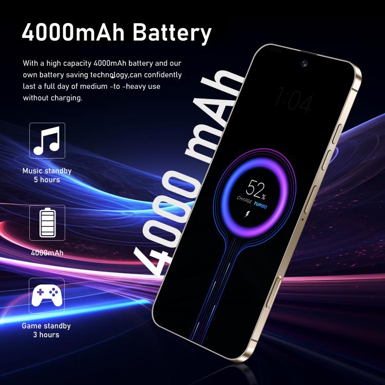 I16 Pro Max / RAi3, 3GB+64GB, 6.56 inch Android 10 MTK6739 Quad Core, Network: 4G, Dual SIM, Plug:US Plug(Black) - by buy2fix | Online Shopping UK | buy2fix