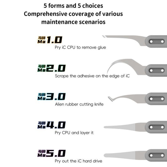 18 Kinds Ma-Suit 5 in 1 Hand Polished Blades Kit - Tool Kits by buy2fix | Online Shopping UK | buy2fix