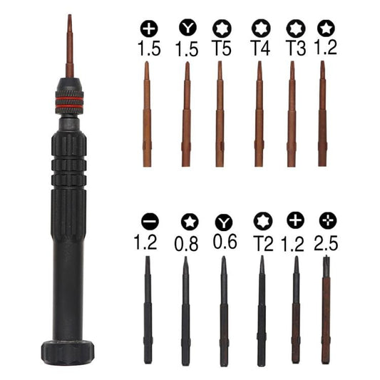 12 in 1 Aluminum Alloy Screwdriver Set - Screwdriver Set by buy2fix | Online Shopping UK | buy2fix