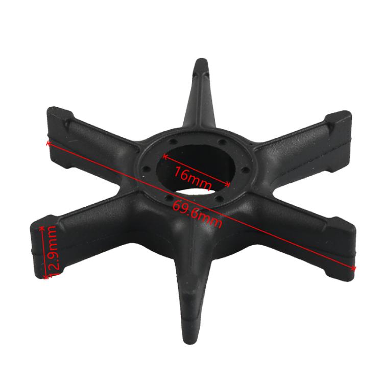 Outboard Water Pump Impeller for Mercury/Voyager/Yamaha 689-44352-02(Black) - Marine Accessories & Parts by buy2fix | Online Shopping UK | buy2fix