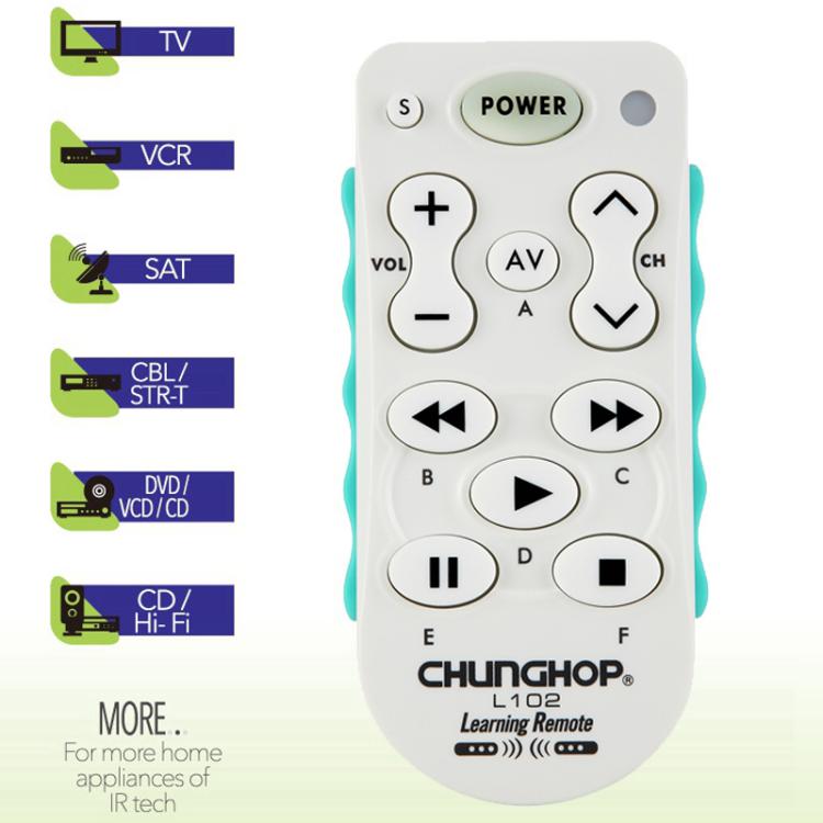 CHUNGHOP L102 Infrared Learning Universal TV Remote Control - TV by CHUNGHOP | Online Shopping UK | buy2fix