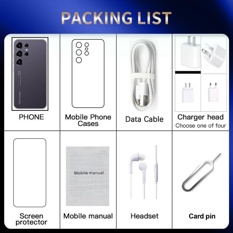 S24 Ultra / ZKU213, 2GB+16GB, 6.56 inch Android 8.1 MTK6580A Quad Core, Network: 3G, Dual SIM, Plug:US Plug(Purple) - by buy2fix | Online Shopping UK | buy2fix