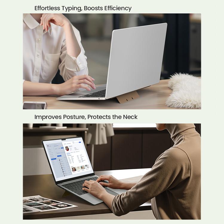 NILLKIN DualWing Adhesive Laptop Stand(Grey) - Laptop Stand by NILLKIN | Online Shopping UK | buy2fix