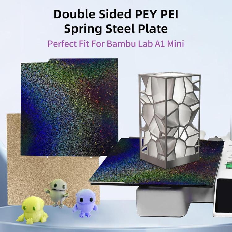3D Printing Build Plate 184mm For Bambu Lab A1 mini Printer, Style:PEI Coating + PEY Film - Parts by buy2fix | Online Shopping UK | buy2fix