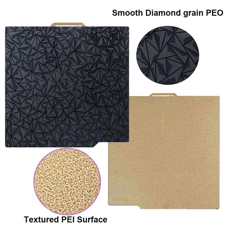 3D Printing Build Plate 257mm For Bambu Lab A1 Printer Platform, Style:PEI Coating + PEO Diamond Film - Parts by buy2fix | Online Shopping UK | buy2fix