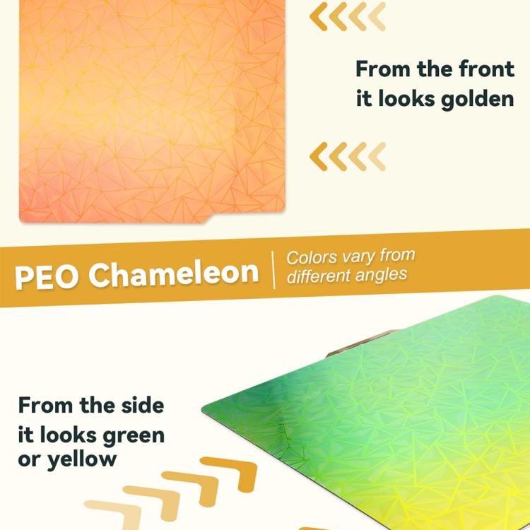 3D Printing Build Plate 257mm For Bambu Lab A1 Printer Platform, Style:PEI Coating + PEO Chameleon - Parts by buy2fix | Online Shopping UK | buy2fix