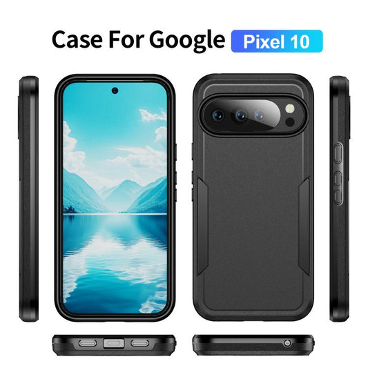 For Google Pixel 10 Pioneer Armor Heavy Duty PC + TPU Phone Case(Black) - Google Cases by buy2fix | Online Shopping UK | buy2fix