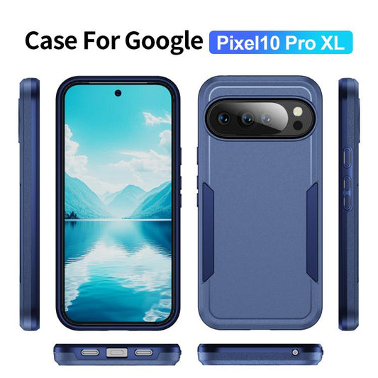 For Google Pixel 10 Pioneer Armor Heavy Duty PC + TPU Phone Case(Blue) - Google Cases by buy2fix | Online Shopping UK | buy2fix