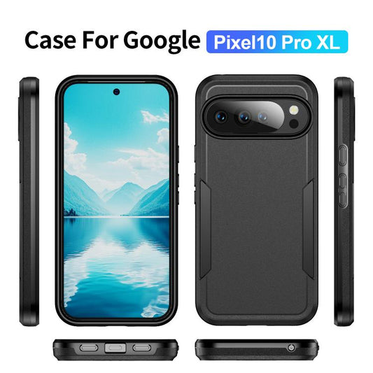 For Google Pixel 10 Pro XL Pioneer Armor Heavy Duty PC + TPU Phone Case(Black) - Google Cases by buy2fix | Online Shopping UK | buy2fix