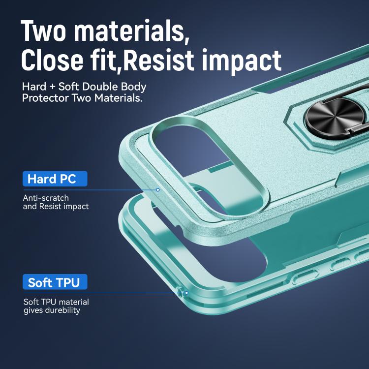 For Google Pixel 10 Pro XL Pioneer Armor Heavy Duty PC + TPU Phone Case with Holder(Green) - Google Cases by buy2fix | Online Shopping UK | buy2fix
