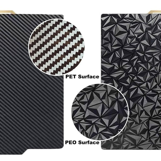 PET Carbon Fiber PEO Diamond Film Double-Sided 3D Printer Build Plate, Size:257x257mm - Parts by buy2fix | Online Shopping UK | buy2fix