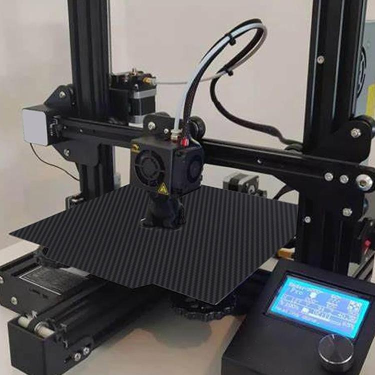 PET Carbon Fiber PEO Diamond Film Double-Sided 3D Printer Build Plate, Size:355x355mm - Parts by buy2fix | Online Shopping UK | buy2fix