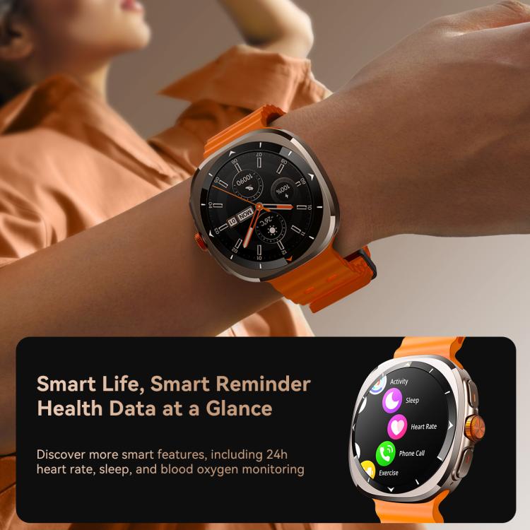 JOYROOM Venture Series JR-FV2 Smart Watch, Support Bluetooth Call / Sleep / Blood Oxygen / Heart Rate / Blood Pressure Health Monitor(Orange) - Smart Watches by JOYROOM | Online Shopping UK | buy2fix