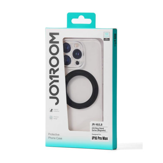 For iPhone 16 Pro JOYROOM JR-16JL6 Ultra-Thin Magnetic Phone Case with 360 Rotatable Ring(Blue) - iPhone 16 Pro Cases by JOYROOM | Online Shopping UK | buy2fix