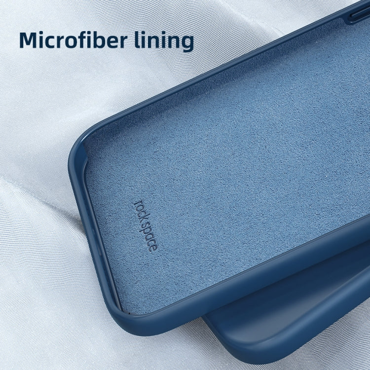 For iPhone 12 mini ROCK Liquid Silicone Shockproof Protective Case(Blue) - iPhone 12 mini Cases by ROCK | Online Shopping UK | buy2fix