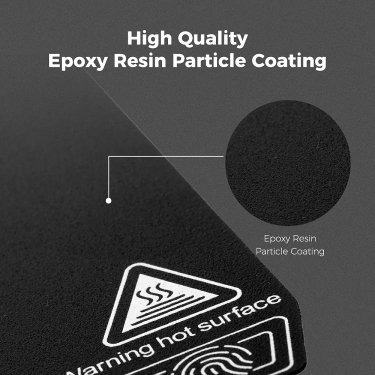3D Printer Build Plate Spring Steel Sheet For Creality K2 Plus, Style:Black / Double-sided PEI Coating - Parts by buy2fix | Online Shopping UK | buy2fix