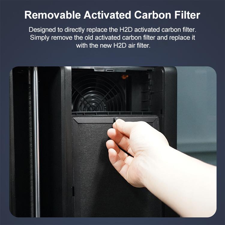 3D Printer Air Purification Filter For Bambu Lab H2D(Black) - Parts by buy2fix | Online Shopping UK | buy2fix