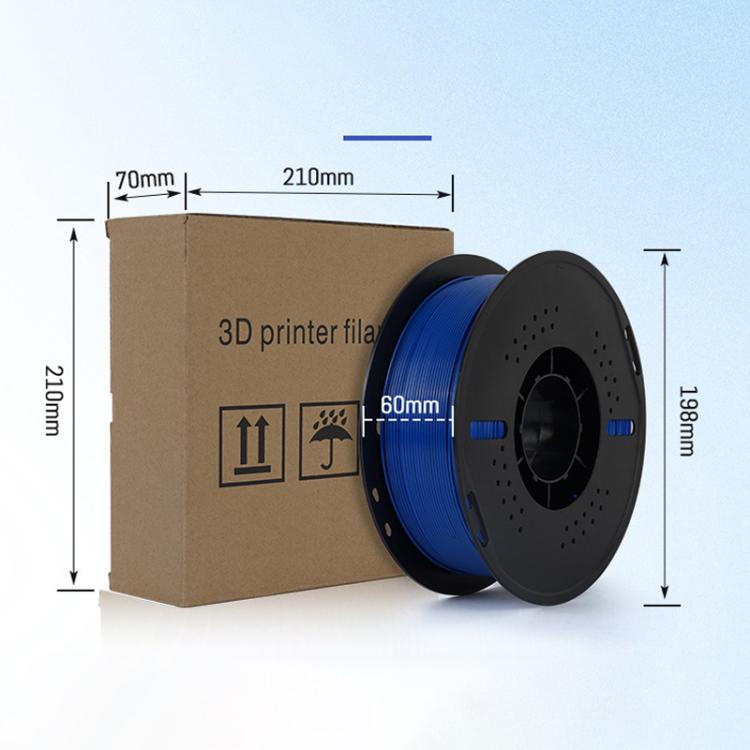 PETG Filament Spool 1.75mm / 1kg for 3D Printer(Silver) - Parts by buy2fix | Online Shopping UK | buy2fix