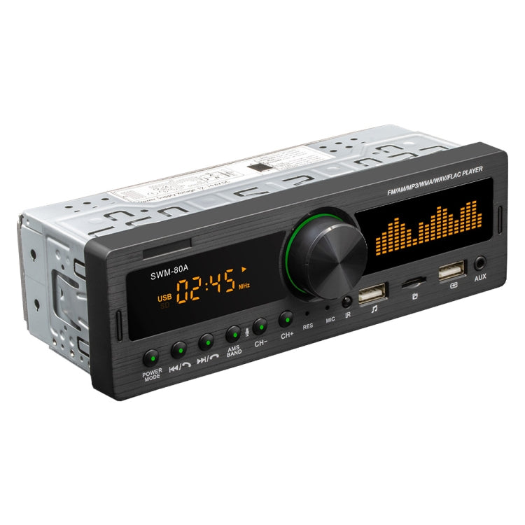 SWM-80A DC12V Car MP3 Support FM / AM & Bluetooth & Mobile Phone Voice Assistant - Car MP3 & MP4 & MP5 by buy2fix | Online Shopping UK | buy2fix