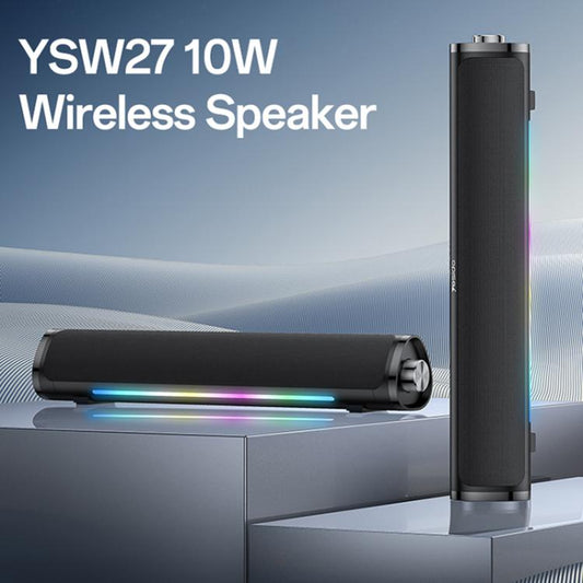 Yesido YSW27 10W RGB Desktop Wireless Speaker(Black) - Desktop Speaker by Yesido | Online Shopping UK | buy2fix