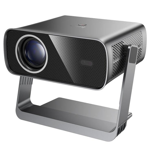 hoco DT5 1920x1080P 270ANSI Smart Electric Focus Projector Android Version, US Plug(Metal Grey) - Mini Projector by hoco | Online Shopping UK | buy2fix