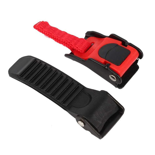 SOMAN QB12 Motorcycle Helmet Buckle Universal Quick Release Plastic Clip(Black Red) - Others by SOMAN | Online Shopping UK | buy2fix