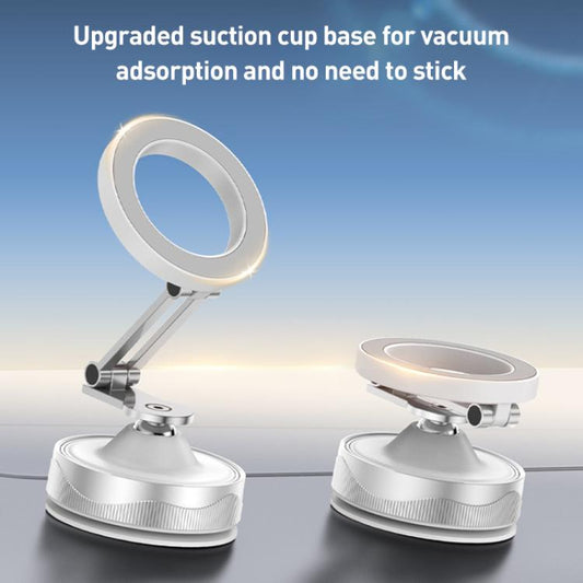 X30 Folding Rotating Car Magnetic Holder(White) - Universal Car Holders by buy2fix | Online Shopping UK | buy2fix