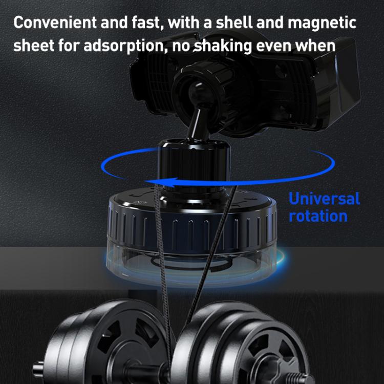 CC-T26C Vacuum Adsorption Magnetic Car Phone Holder(Black) - Universal Car Holders by buy2fix | Online Shopping UK | buy2fix