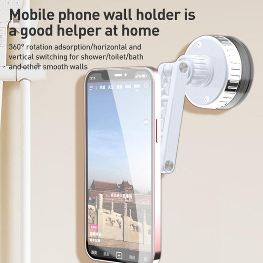 CC-T27 Vacuum Adsorption Car Magnetic Phone Holder(White) - Universal Car Holders by buy2fix | Online Shopping UK | buy2fix