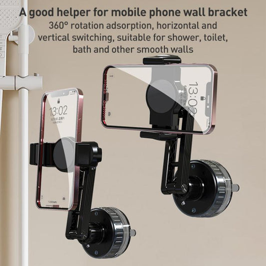 CC-T27C Manual Vacuum Adsorption Car Phone Holder(Black) - Universal Car Holders by buy2fix | Online Shopping UK | buy2fix