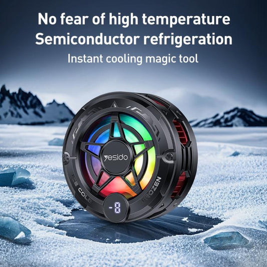 Yesido C226 Semiconductor Refrigeration Magnetic Universal Phone Radiator(Black) - Cooling Fan Radiator by Yesido | Online Shopping UK | buy2fix
