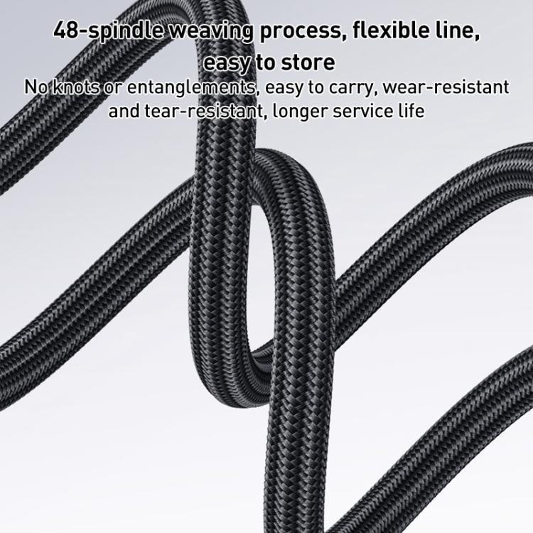 Yesido CA137C 66W USB to Type-C Streamer Light Data Cable, Length: 1.2m(Grey) - USB-C & Type-C Cable by Yesido | Online Shopping UK | buy2fix
