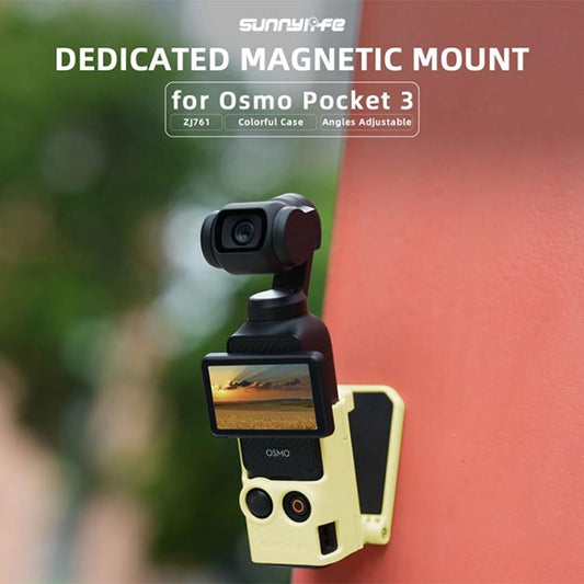 For DJI OSMO Pocket 3 Sunnylife Multifunctional Magnetic Mount Tabletop Base Bracket(Orange) - Mount & Holder by Sunnylife | Online Shopping UK | buy2fix