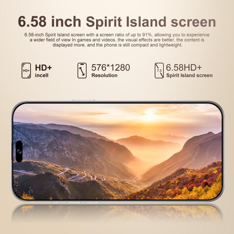 C16 Pro Max / A88-B, 2GB+16GB, 6.58 inch Android 8.1 MTK6580A Quad Core, Network: 3G, Dual SIM, Plug:EU Plug(White) - by buy2fix | Online Shopping UK | buy2fix