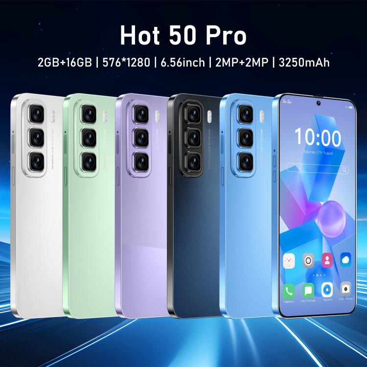 Hot 50 Pro / ZKU217, 2GB+16GB, 6.56 inch Android 8.1 MTK6580A Quad Core, Network: 3G, Dual SIM, Plug:EU Plug(Purple) - by buy2fix | Online Shopping UK | buy2fix