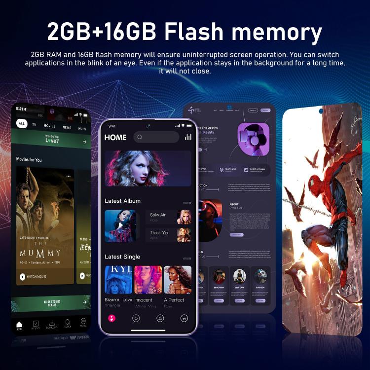 Hot 50 Pro / ZKU217, 2GB+16GB, 6.56 inch Android 8.1 MTK6580A Quad Core, Network: 3G, Dual SIM, Plug:EU Plug(Purple) - by buy2fix | Online Shopping UK | buy2fix