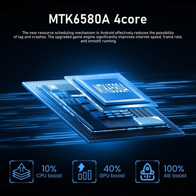 Hot 50 Pro / ZKU217, 2GB+16GB, 6.56 inch Android 8.1 MTK6580A Quad Core, Network: 3G, Dual SIM, Plug:EU Plug(Silver) - by buy2fix | Online Shopping UK | buy2fix