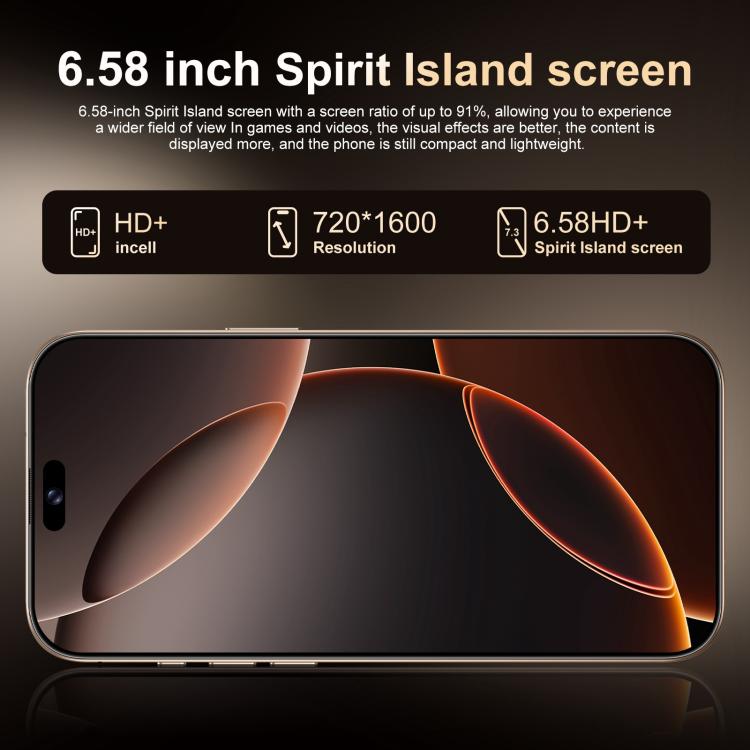 A16 Max / PDA89, 4GB+64GB, 6.58 inch Android 10 MTK6739 Quad Core, Network: 4G, Dual SIM, Plug:UK Plug(Gold) - Other by buy2fix | Online Shopping UK | buy2fix