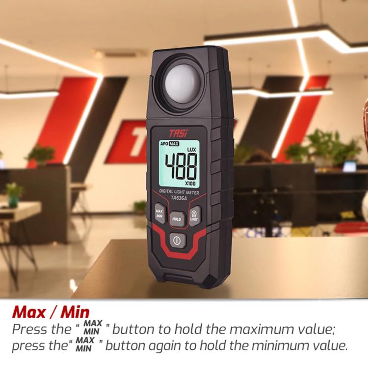 TRSI TA636A Integrated Digital Lux Meter Light Brightness Measuring - Light & Sound Meter by TASI | Online Shopping UK | buy2fix