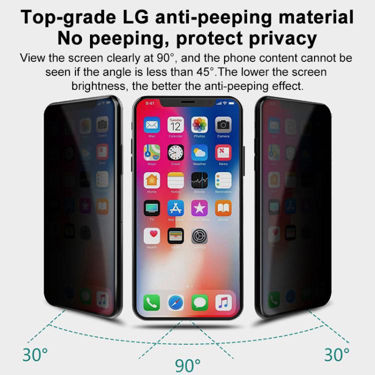 For iPhone 16 Pro WK WTP-012 KinKong 0.25mm 9H 4D Curved Privacy Tempered Glass Film - iPhone 16 Pro Tempered Glass by WK | Online Shopping UK | buy2fix