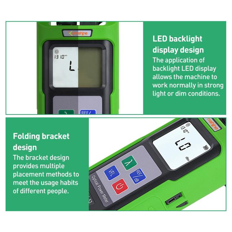 Komshine KPV-53 Optical Power Meter Fiber Loss Measuring Instrument, Model:KPV-53-C/-50dBm~+26dBm - Fiber Optic Test Pen by Komshine | Online Shopping UK | buy2fix