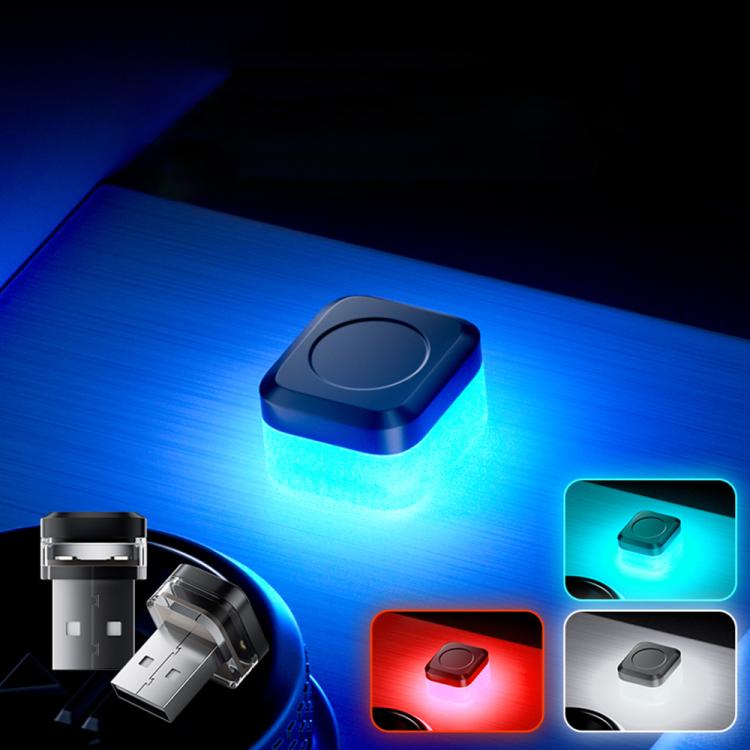 4pcs Car USB LED Atmosphere Light(White Light) - Atmosphere lights by buy2fix | Online Shopping UK | buy2fix